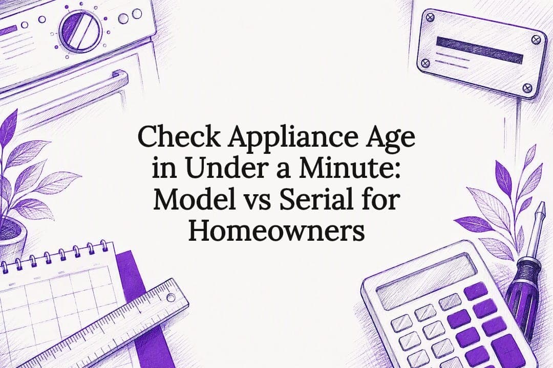 Check Appliance Age in Under a Minute: Model vs Serial for Homeowners